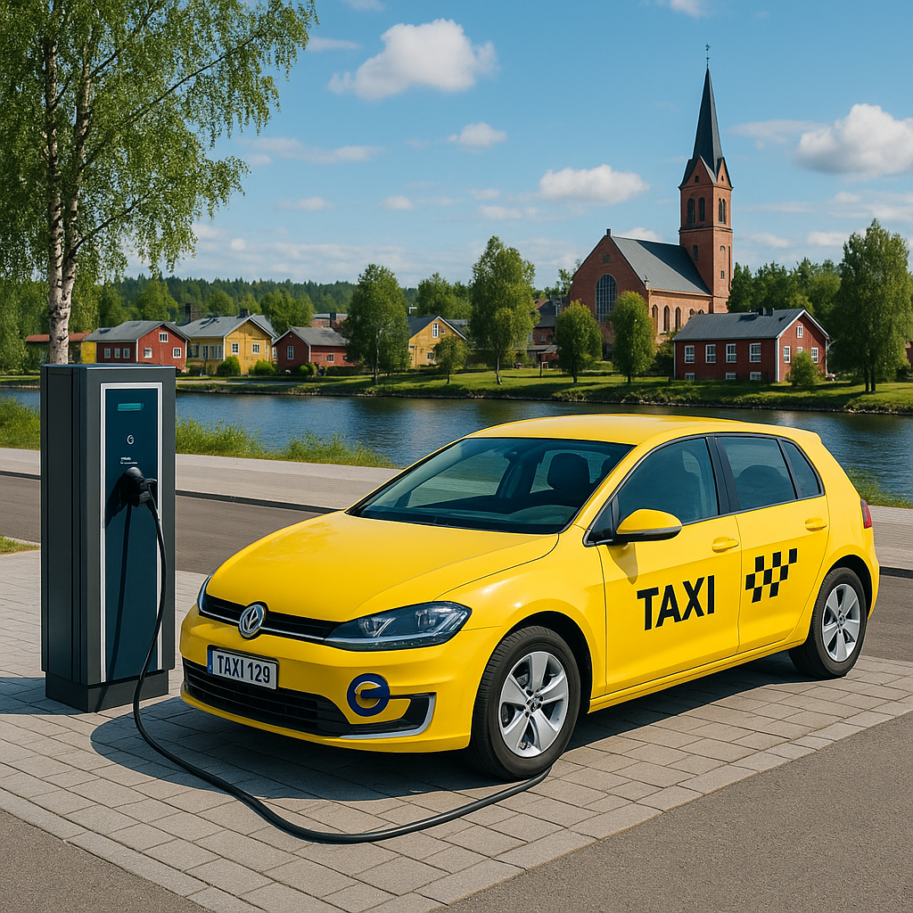 Sähköauto taksi- ja henkilöliikenteessä: Kajaanin seudun uusi kestävä ajotapa